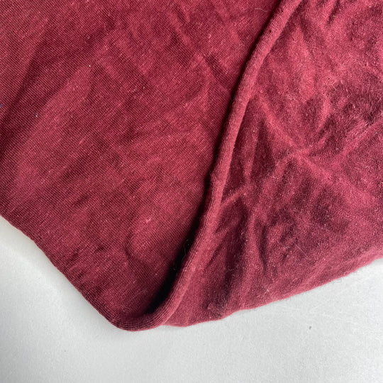 Rich Rose Chocolate - Cotton Blend Knit - Red - Bundles - FABCYCLE Deadstock and Sustainble Fabrics and Sewing Supplies (6561090470001)