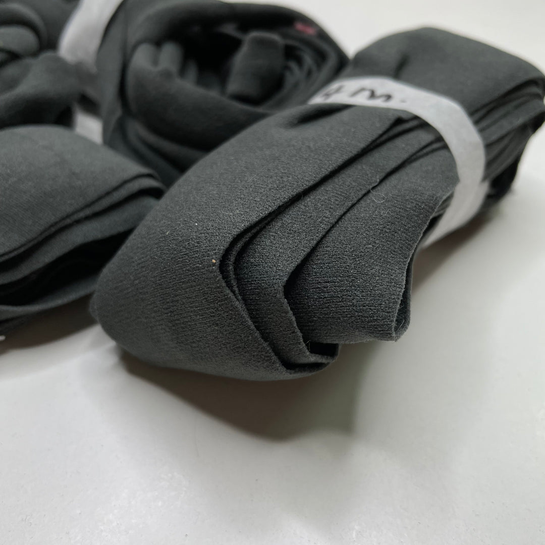 1 1/2” Bias Tape - Poly Spandex - Grey - FABCYCLE Deadstock and Sustainble Fabrics and Sewing Supplies