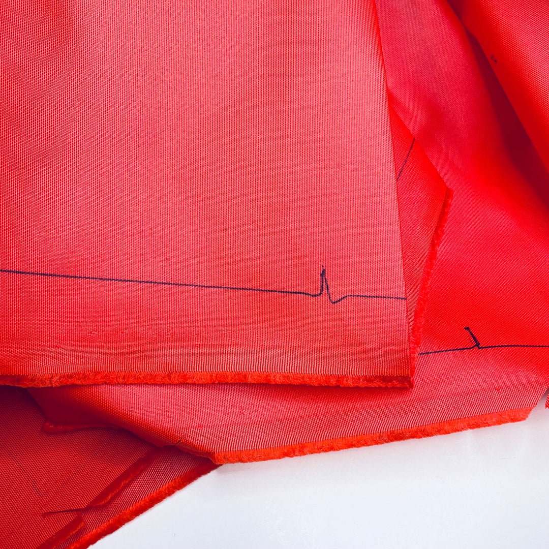 GWYG Orange - Waterproof Gortex Poly/Nylon Woven - Orange - Bundles - FABCYCLE Deadstock and Sustainble Fabrics and Sewing Supplies