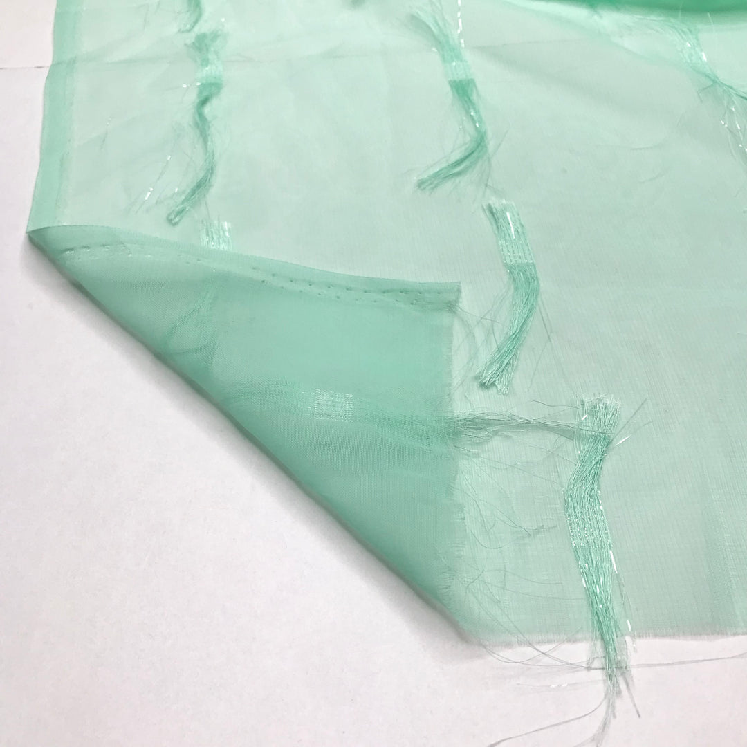 UB - Mint Tassels Tea - Poly Woven - Mint - 1.21M Bundle - FABCYCLE Deadstock and Sustainble Fabrics and Sewing Supplies (6611284459633)