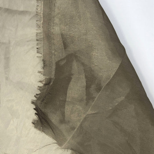 Cocktail Shaker - Polyester Organza Woven - Champagne - 1/2 Meter - FABCYCLE Deadstock and Sustainble Fabrics and Sewing Supplies (4631650795633)