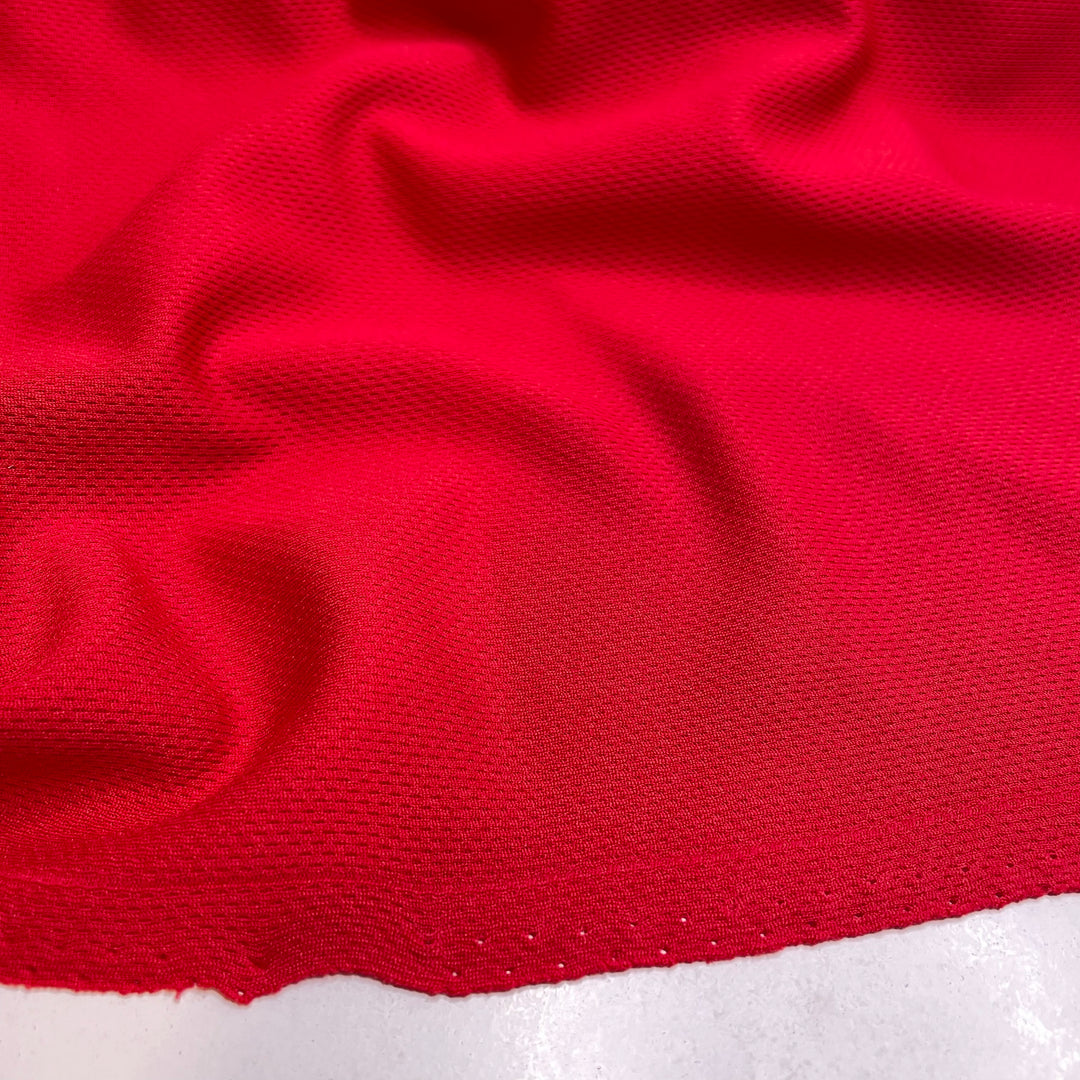 ProMesh Thinner 150 gsm Sport Jersey - Red - Bundles - FABCYCLE Deadstock and Sustainble Fabrics and Sewing Supplies (1980319367222)