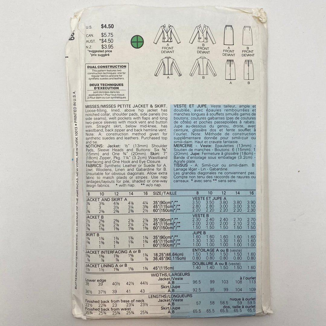 Sewing Pattern - Women’s - Butterick 6873 - FABCYCLE Deadstock and Sustainble Fabrics and Sewing Supplies (6555820392561)