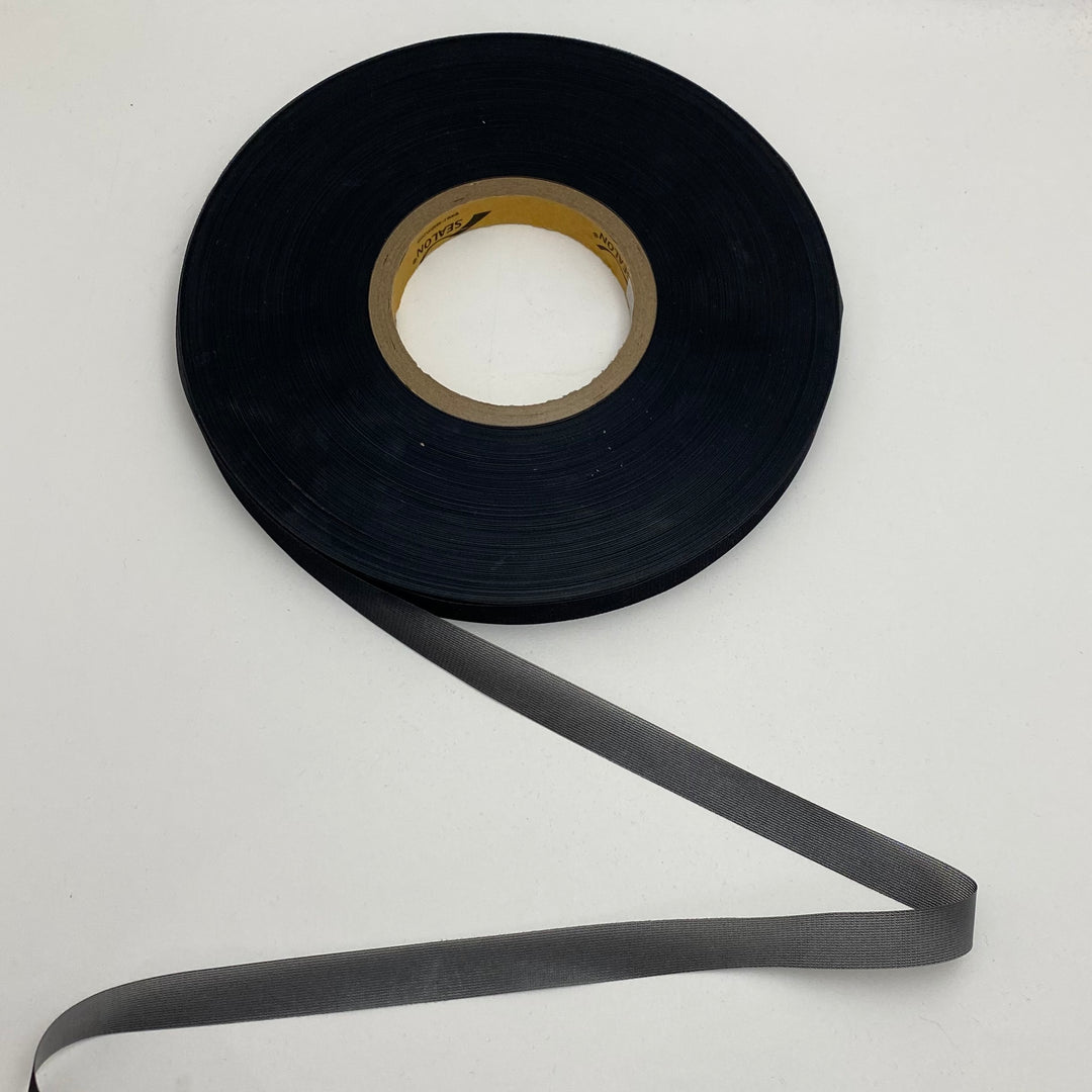 1/2" Bias Tape - Waterproofing Tape - Black - FABCYCLE Deadstock and Sustainble Fabrics and Sewing Supplies (6539844747377)