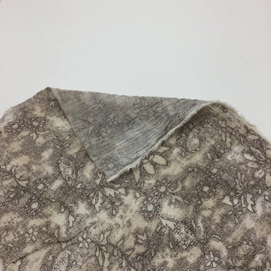 Desert Flower - Woven - Brown &amp; Beige - 2.21M Bundle - FABCYCLE Deadstock and Sustainble Fabrics and Sewing Supplies (4582445121649)