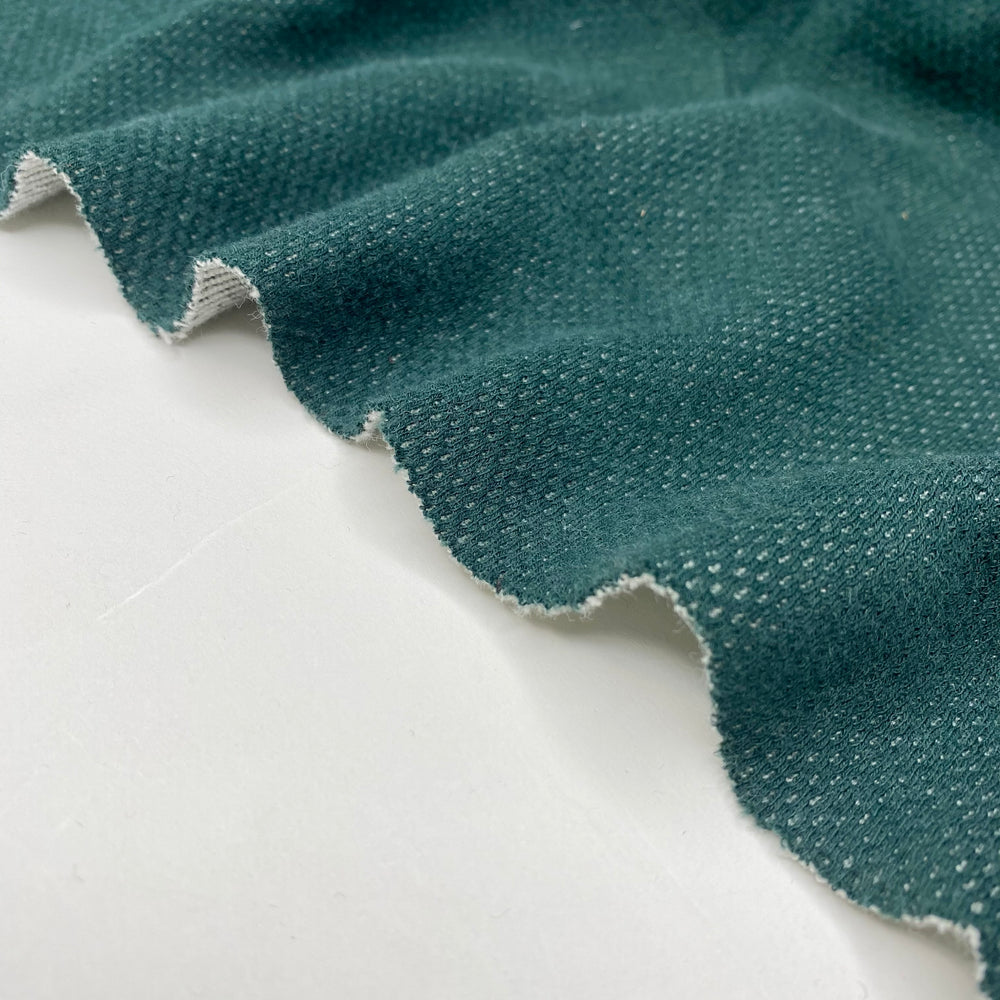 Greener Pastures - Cotton Blend Knit - Green/White - 2.7M Bundle - FABCYCLE Deadstock and Sustainble Fabrics and Sewing Supplies (6561085751409)