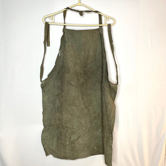 Suede Apron - Dark Grey - FABCYCLE Deadstock and Sustainble Fabrics and Sewing Supplies (6580827586673)