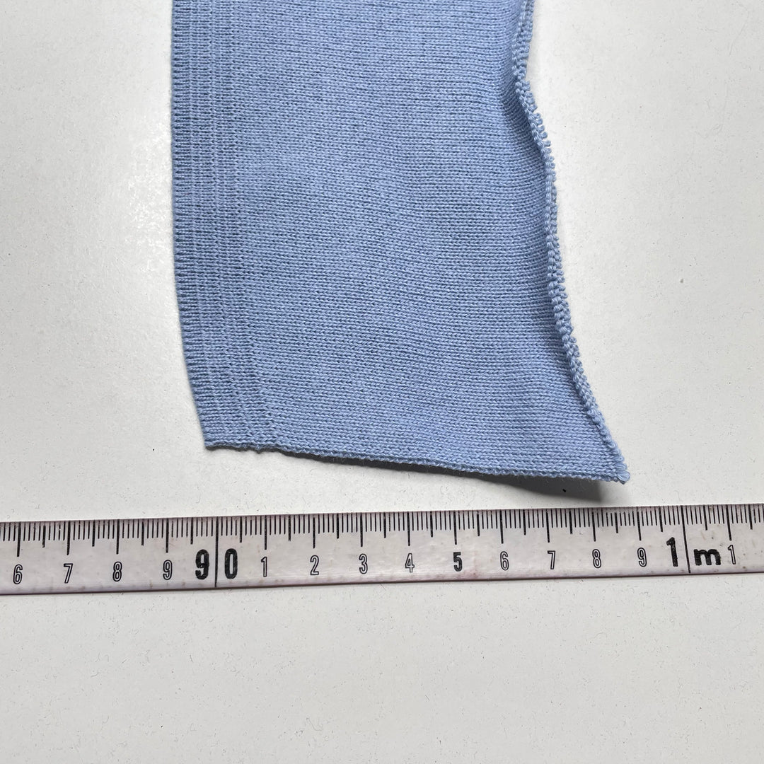 Collars Ribbing - Light Blue - 10 Pack - FABCYCLE Deadstock and Sustainble Fabrics and Sewing Supplies (6822733316209)