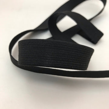 20mm Black Elastic - 1M - FABCYCLE Deadstock and Sustainble Fabrics and Sewing Supplies (4465634705521)