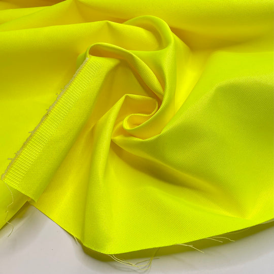The Yellow Jersey - Waterproof Poly Woven - Yellow - 2M Bundle - FABCYCLE Deadstock and Sustainble Fabrics and Sewing Supplies