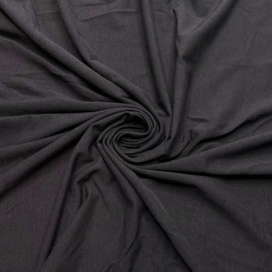 Is My Eyeliner Even? - Jersey Bamboo/Cotton Knit - Black - Bundles - FABCYCLE Deadstock and Sustainble Fabrics and Sewing Supplies (6758069272689)