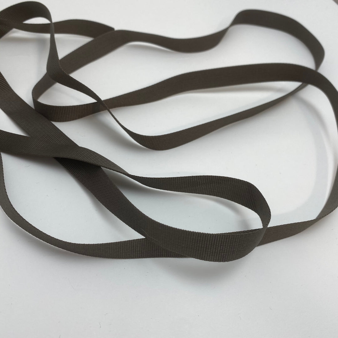 1/2” Ribbon - Light Brown - FABCYCLE Deadstock and Sustainble Fabrics and Sewing Supplies (6565027414129)