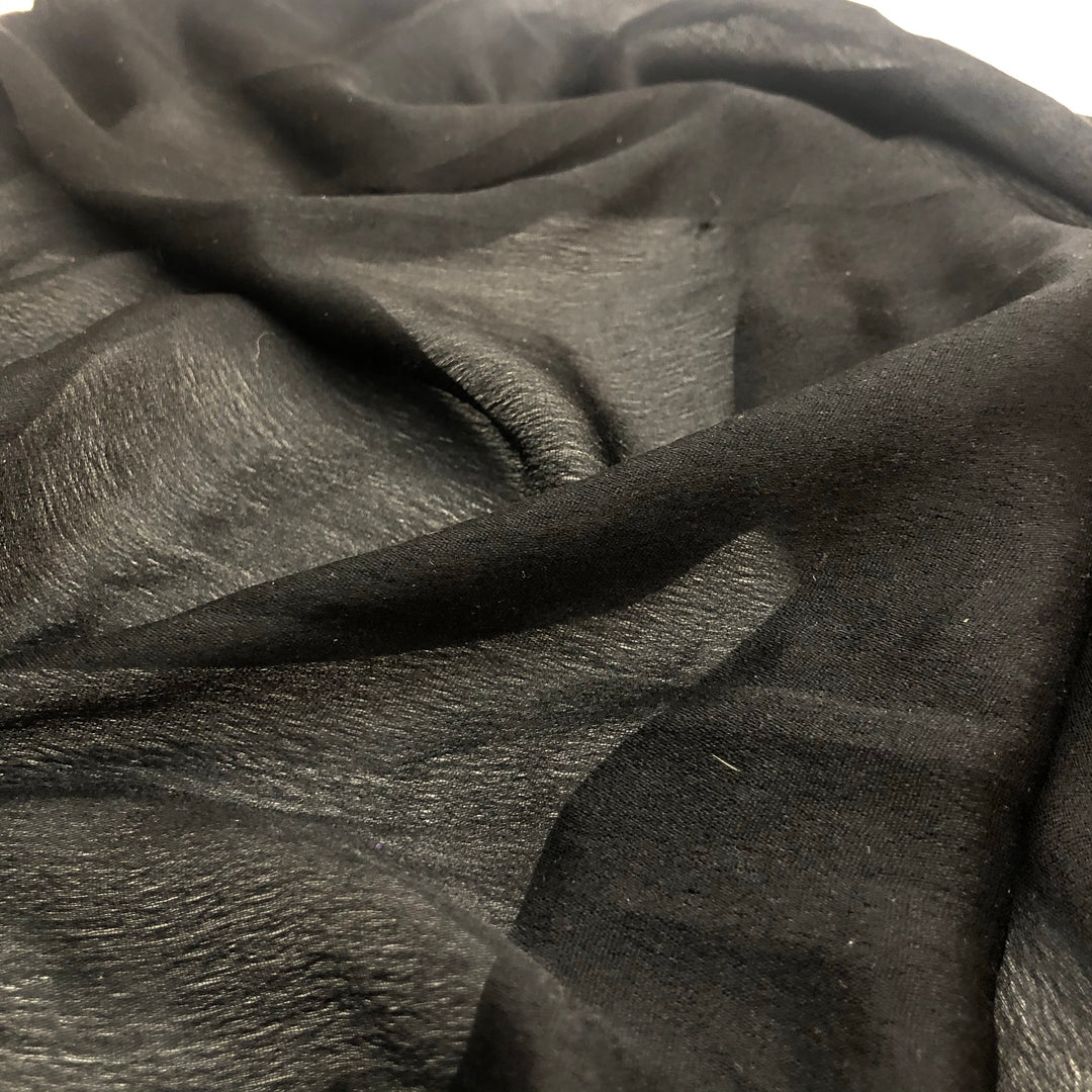 Black Amethyst - 100% Silk - 2.3M Bundle - FABCYCLE Deadstock and Sustainble Fabrics and Sewing Supplies (4572842328177)