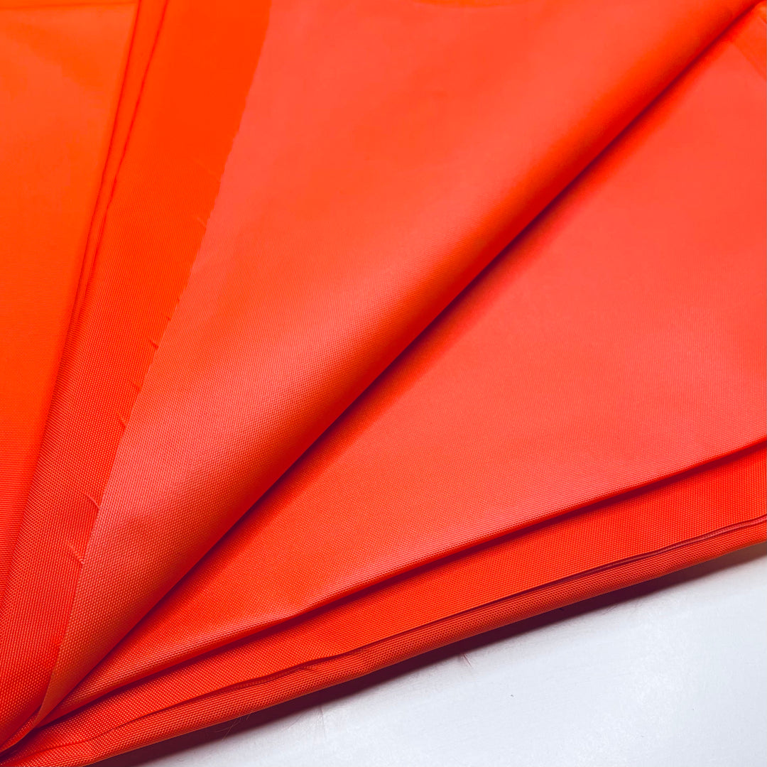 GWYG Orange - Waterproof Gortex Poly/Nylon Woven - Orange - Bundles - FABCYCLE Deadstock and Sustainble Fabrics and Sewing Supplies