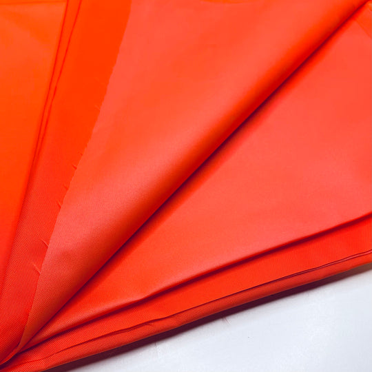 GWYG Orange - Waterproof Gortex Poly/Nylon Woven - Orange - Bundles - FABCYCLE Deadstock and Sustainble Fabrics and Sewing Supplies