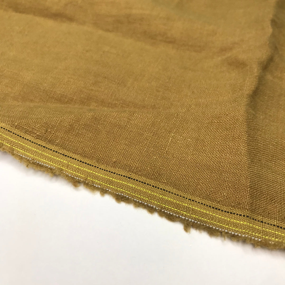Gardening Pants - Linen Woven - Yellow - 0.65M Bundle - FABCYCLE Deadstock and Sustainble Fabrics and Sewing Supplies (6577727963249)