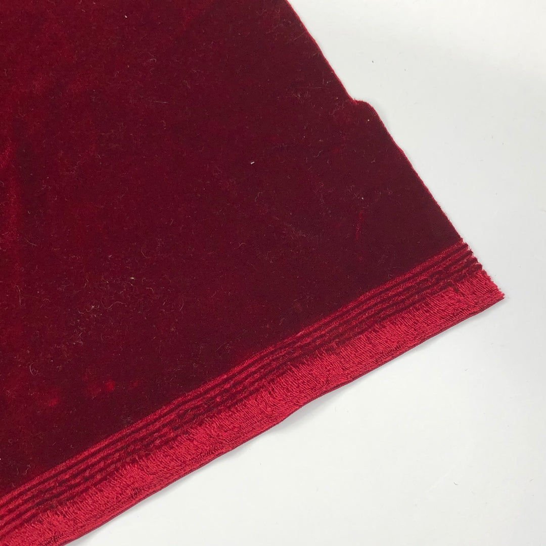 Ruby Slippers - Velour Knit - Red - 2.00M Bundle - FABCYCLE Deadstock and Sustainble Fabrics and Sewing Supplies (4625350590577)