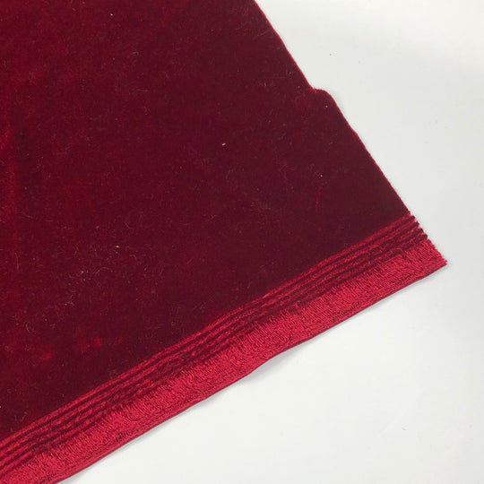 Ruby Slippers - Velour Knit - Red - 2.00M Bundle - FABCYCLE Deadstock and Sustainble Fabrics and Sewing Supplies (4625350590577)