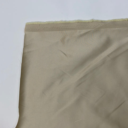 Holiday Beverage - Silk Cotton Woven - Champagne - 1/2 Meter - FABCYCLE Deadstock and Sustainble Fabrics and Sewing Supplies (4620970819697)