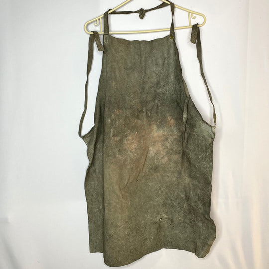 Suede Apron - Dark Grey - FABCYCLE Deadstock and Sustainble Fabrics and Sewing Supplies (6580827586673)