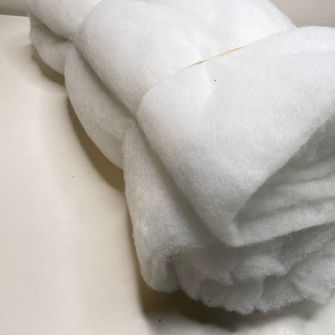 Bonded Batting - White - Individual - FABCYCLE Deadstock and Sustainble Fabrics and Sewing Supplies (6807854841969)