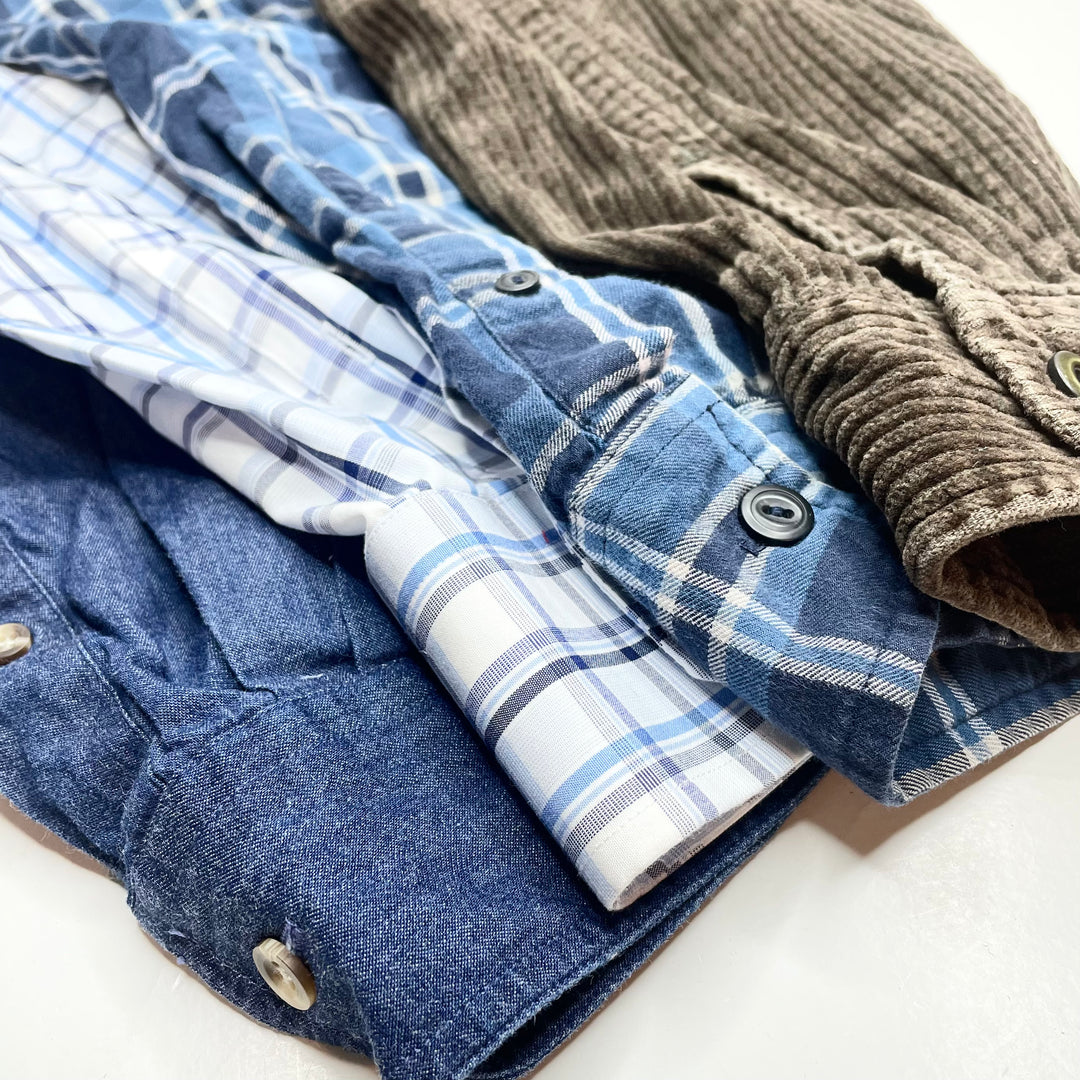 Shirt Sleeve Scraps - Assorted - Per Pound - FABCYCLE Deadstock and Sustainble Fabrics and Sewing Supplies (6769540530289)