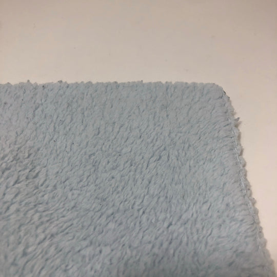 Pastel Baby Blue - Micro Poly Fleece - 1M bundle - FABCYCLE Deadstock and Sustainble Fabrics and Sewing Supplies (4576426000497)