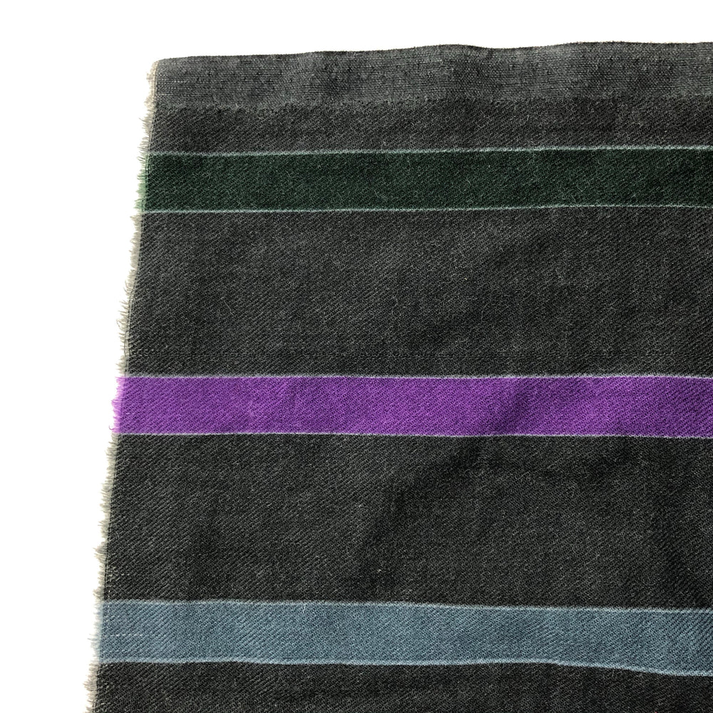 Skeleton's Flannel - Cotton Flannelette Woven - Grey / Purple / Green / Brown - 1.25M Bundle - FABCYCLE Deadstock and Sustainble Fabrics and Sewing Supplies (4600595251313)