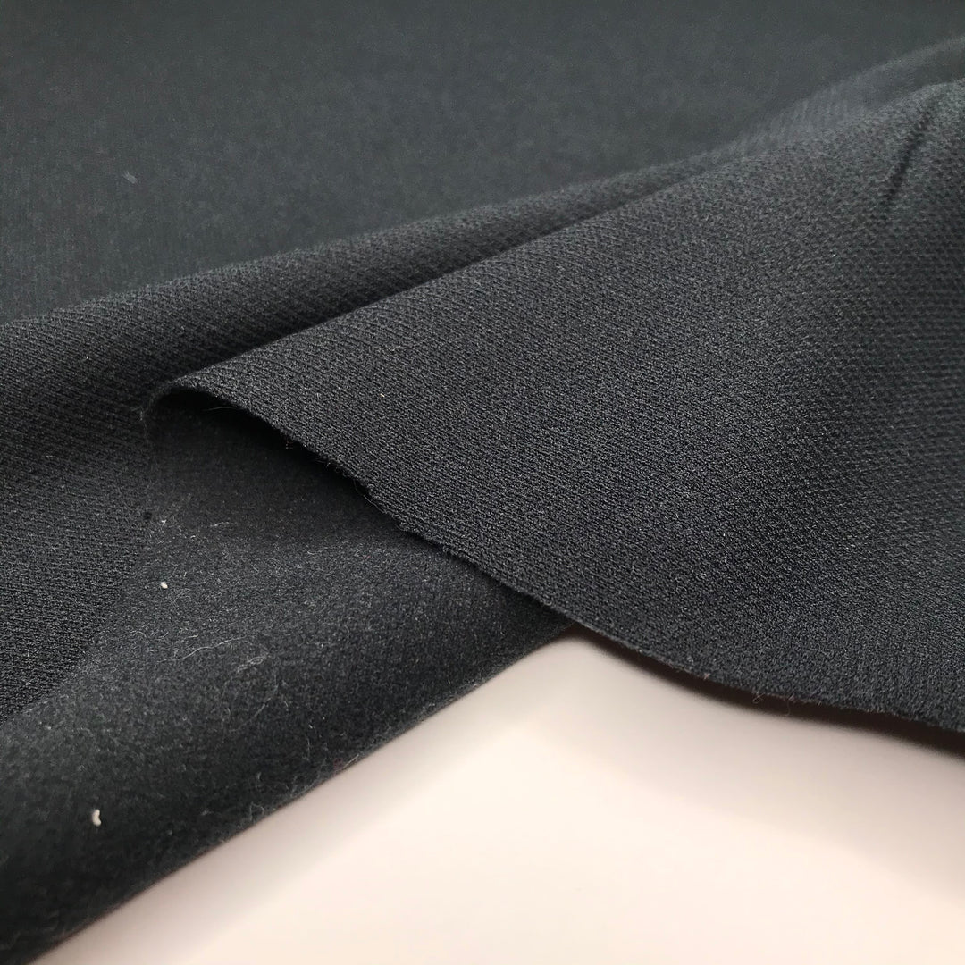 Arctic Night - Acrylic Blend Knit - Black - 2.6M Bundle - FABCYCLE Deadstock and Sustainble Fabrics and Sewing Supplies (6575614853233)