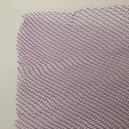 Orchid Honeycomb - Polyester Mesh Woven - Neon Purple - 2.5M Bundle - FABCYCLE Deadstock and Sustainble Fabrics and Sewing Supplies (4642015445105)