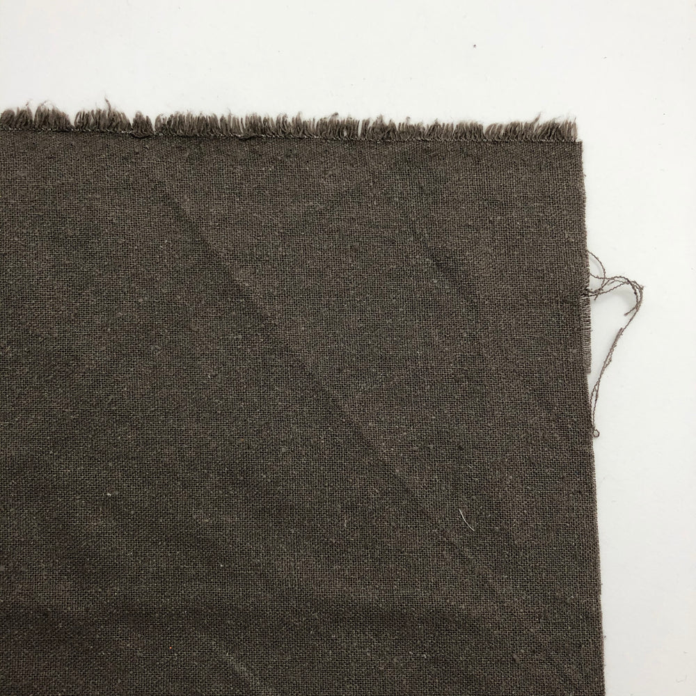 Haunted House - Cotton Linen Woven - Taupe Brown - 1.61M Bundle - FABCYCLE Deadstock and Sustainble Fabrics and Sewing Supplies (4600667963505)