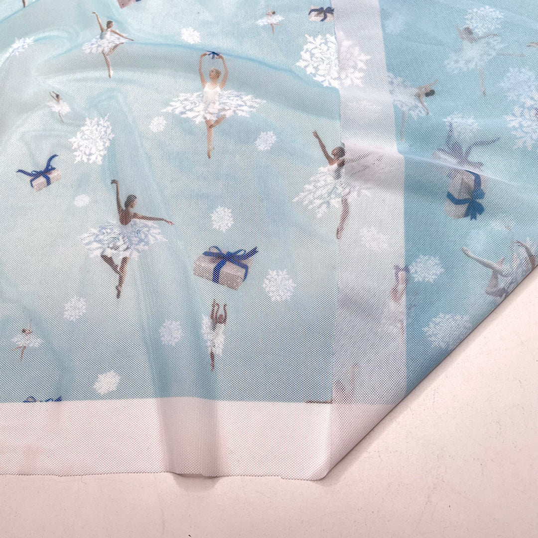 Ballerina Mesh Pack - Mesh Poly Knit  - Blue Multi - 2lb - FABCYCLE Deadstock and Sustainble Fabrics and Sewing Supplies