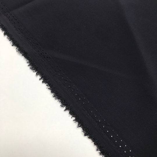 Charcoal Piece - Water Resistant Double Cloth Weave Nylon Woven - Black - 0.9M Bundle - FABCYCLE Deadstock and Sustainble Fabrics and Sewing Supplies (6589062316145)