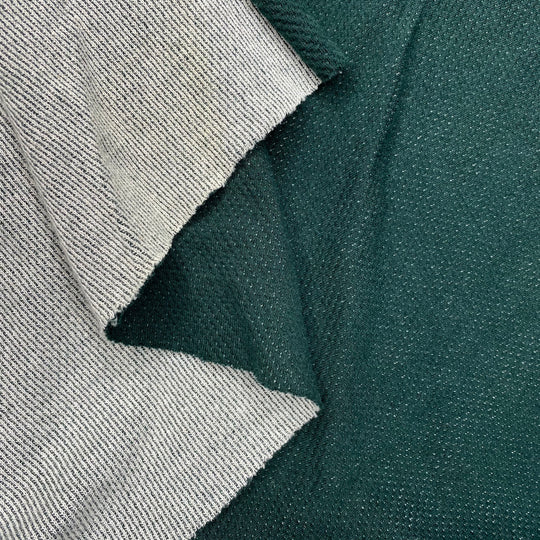 Greener Pastures - Cotton Blend Knit - Green/White - 2.7M Bundle - FABCYCLE Deadstock and Sustainble Fabrics and Sewing Supplies (6561085751409)