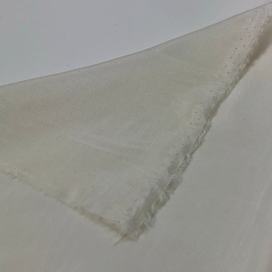 Habotai - Silk Woven - Ivory - 1/2 Meter - FABCYCLE Deadstock and Sustainble Fabrics and Sewing Supplies (4620914032753)