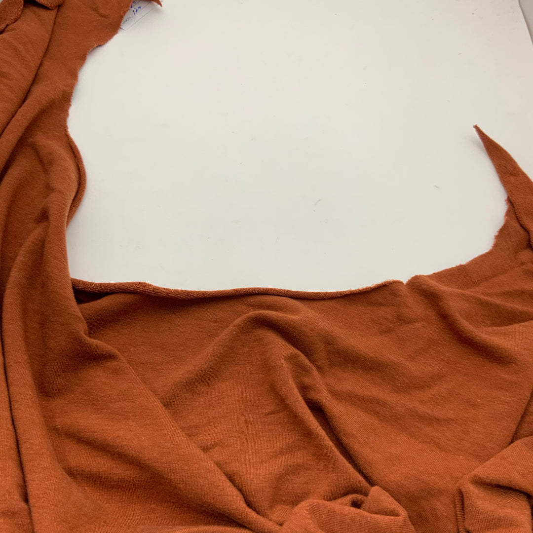 Sunbaked- Bamboo/Cotton Stretch Jersey - Orange - 1M Bundle - FABCYCLE Deadstock and Sustainble Fabrics and Sewing Supplies (4576049528945)