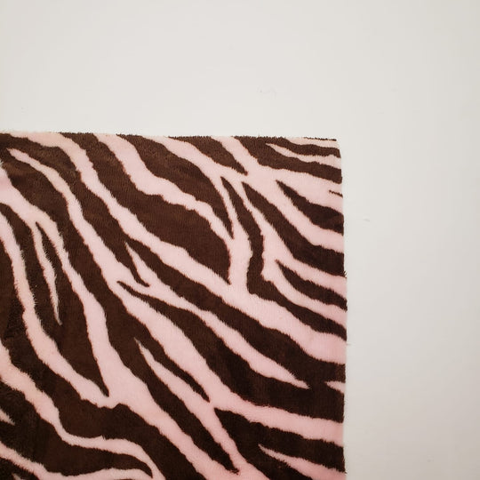 Sea of Zebras - Poly-Cotton Plush Woven - 1/2 Meter - FABCYCLE Deadstock and Sustainble Fabrics and Sewing Supplies (4563281641585)