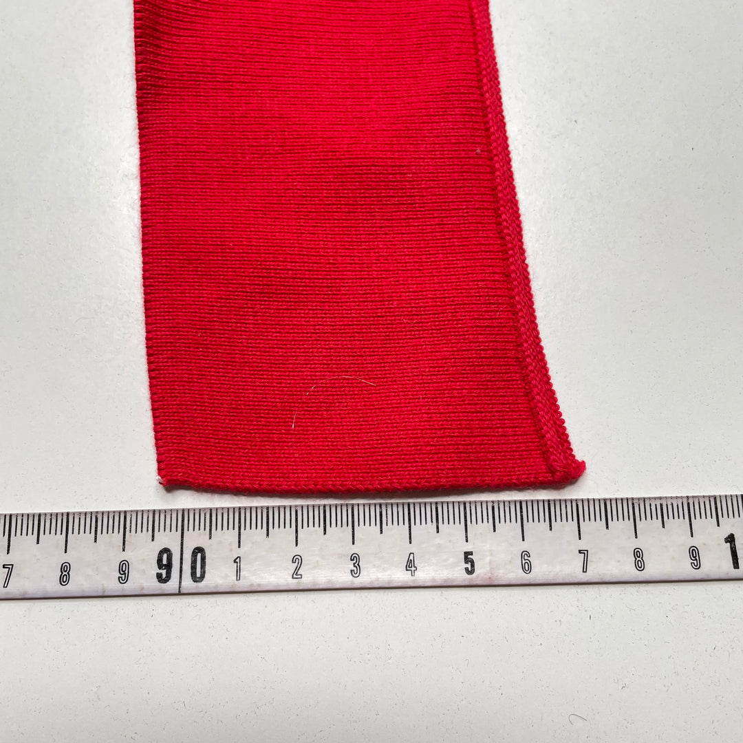 Collars Ribbing - Red - 10 Pack - FABCYCLE Deadstock and Sustainble Fabrics and Sewing Supplies (6822738067569)