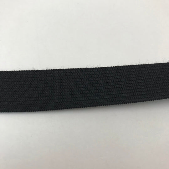 20mm Black Elastic - 1M - FABCYCLE Deadstock and Sustainble Fabrics and Sewing Supplies (4465634705521)