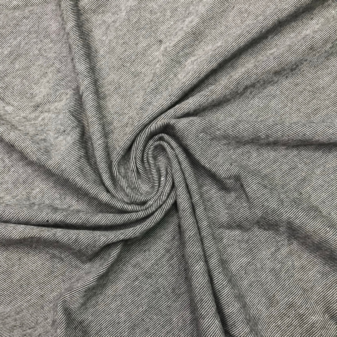 Sneaky Panda - Jersey Bamboo/Cotton Knit - Black/White - 0.75M Bundle - FABCYCLE Deadstock and Sustainble Fabrics and Sewing Supplies (6592740032625)