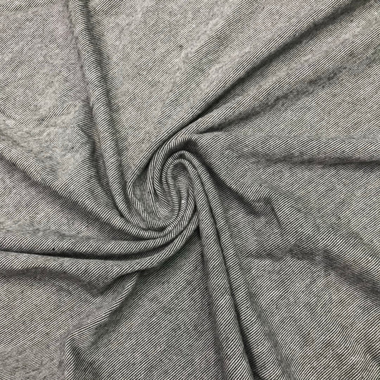 Sneaky Panda - Jersey Bamboo/Cotton Knit - Black/White - 0.75M Bundle - FABCYCLE Deadstock and Sustainble Fabrics and Sewing Supplies (6592740032625)