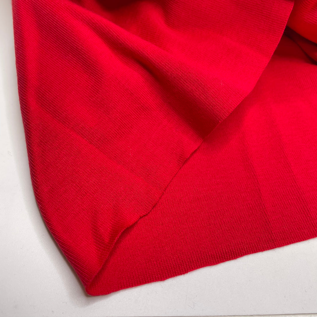 Rib Knit Pack - Cotton Blend - Cherry Red - 4 Pack - FABCYCLE Deadstock and Sustainble Fabrics and Sewing Supplies