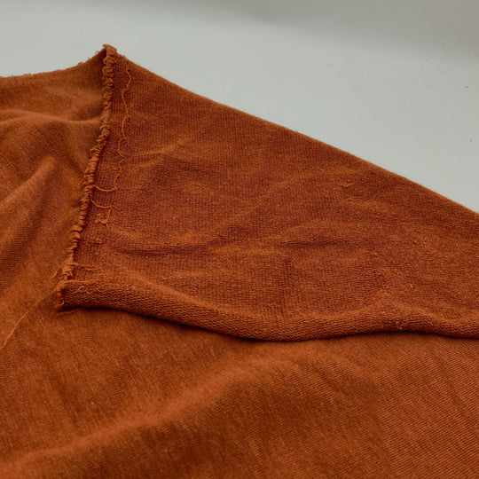 Sunbaked- Bamboo/Cotton Stretch Jersey - Orange - 1M Bundle - FABCYCLE Deadstock and Sustainble Fabrics and Sewing Supplies (4576049528945)