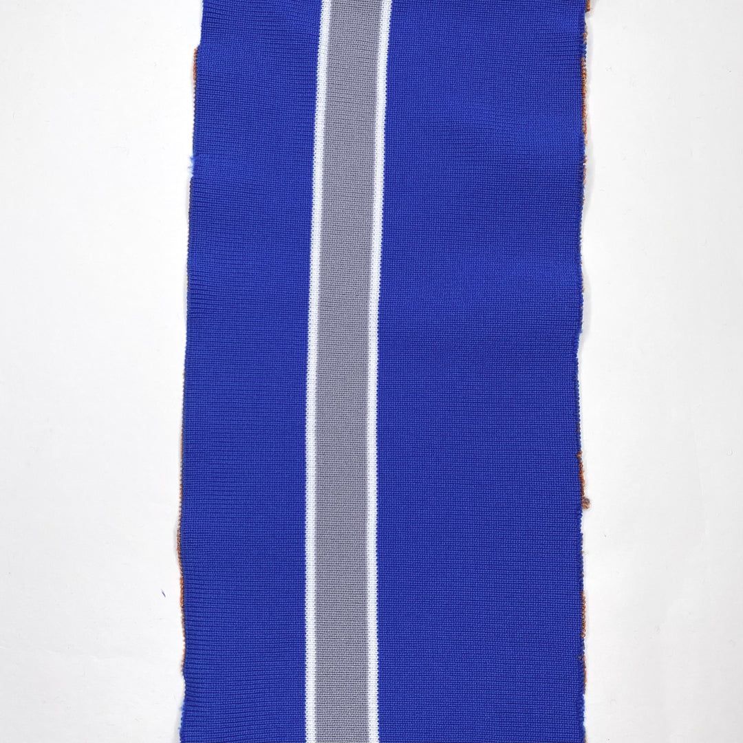 Waistbands Ribbing - Double Width - Blue Multi Stripes - FABCYCLE Deadstock and Sustainble Fabrics and Sewing Supplies (6588488417393)