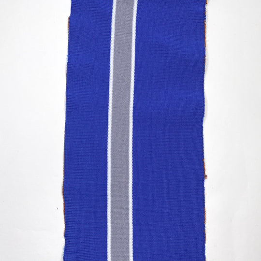 Waistbands Ribbing - Double Width - Blue Multi Stripes - FABCYCLE Deadstock and Sustainble Fabrics and Sewing Supplies (6588488417393)