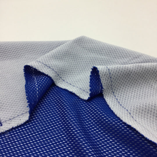 Baseball Blue - Knit - Blue / White - 2.08M Bundle - FABCYCLE Deadstock and Sustainble Fabrics and Sewing Supplies (4581814861937)