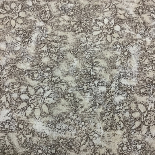 Desert Flower - Woven - Brown &amp; Beige - 2.21M Bundle - FABCYCLE Deadstock and Sustainble Fabrics and Sewing Supplies (4582445121649)