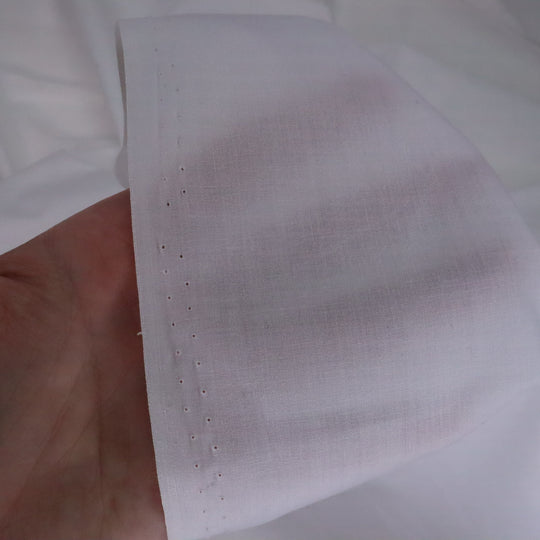 Business Casual - Poly Cotton Blend Woven - White - 2M Bundle - FABCYCLE Deadstock and Sustainble Fabrics and Sewing Supplies (4644855742577)