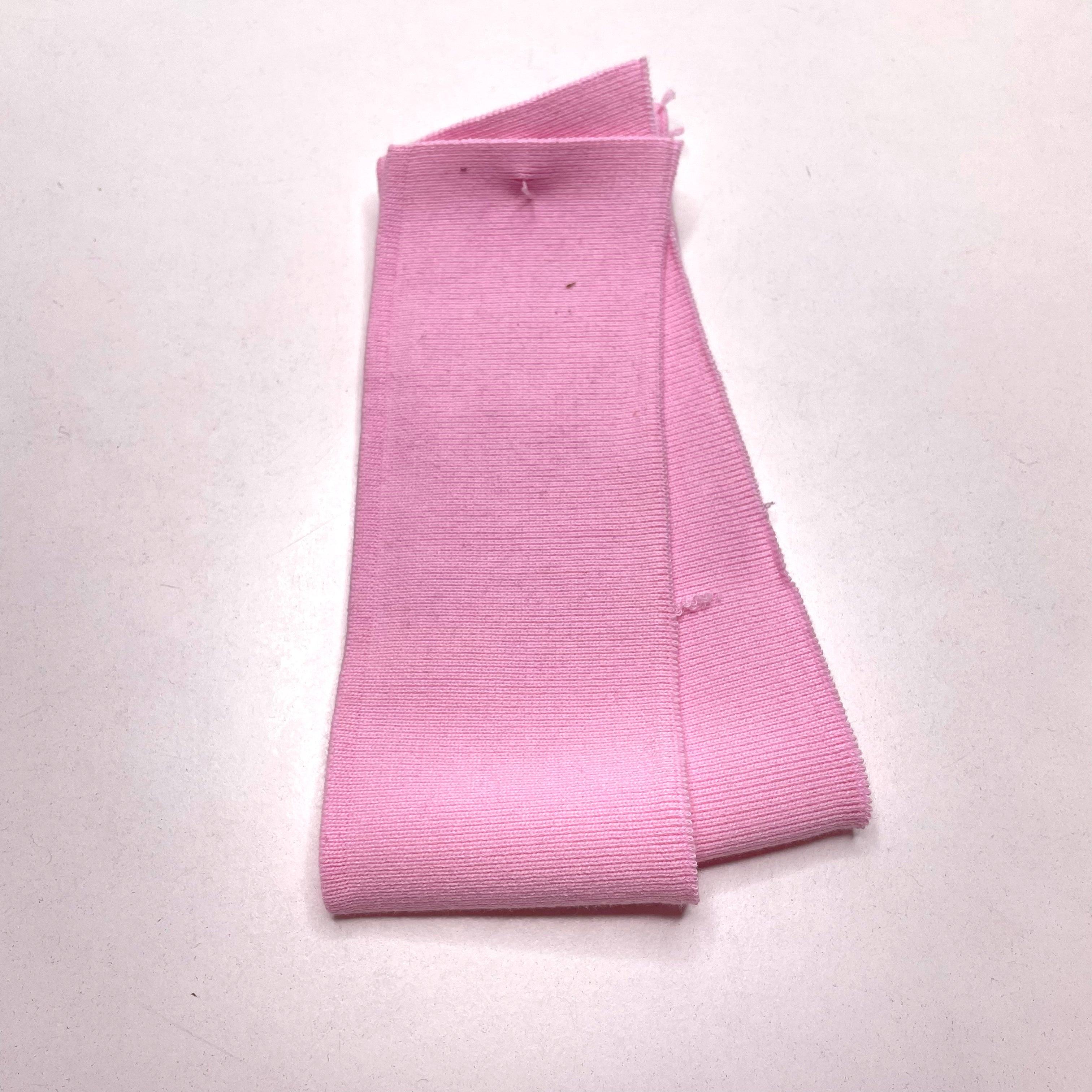 Collars Ribbing - Pink - 2 Pack - FABCYCLE Deadstock and Sustainble Fabrics and Sewing Supplies (6822729384049)