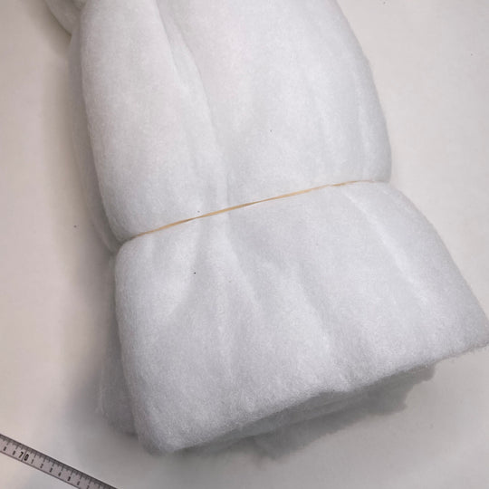 Bonded Batting - White - Individual - FABCYCLE Deadstock and Sustainble Fabrics and Sewing Supplies (6807854841969)
